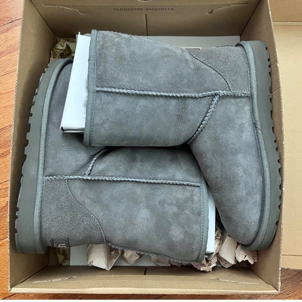 UGG Classic Gray Suede Boots